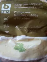 Mängden socker i Potage aux légumes oubliés à la crème