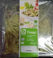 Mängden socker i Penne au pesto vert et aux tomates