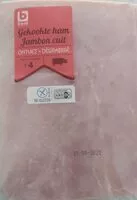 Mängden socker i Jambon cuit dégraissé