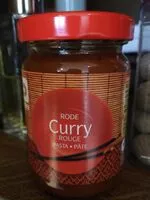 Mängden socker i Pâte de curry rouge