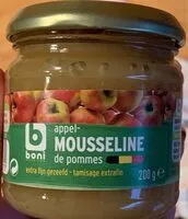 Mängden socker i Mousseline de pomme