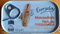 Mängden socker i Filets de maquereaux