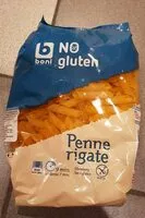 Mängden socker i Penne rigate sans gluten