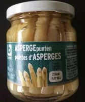 Mängden socker i Pointes d'asperge