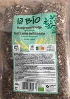 Mängden socker i Petits pains multicereales