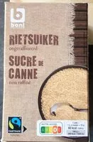 Mängden socker i Sucre de canne