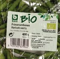 Mängden socker i Haricots verts