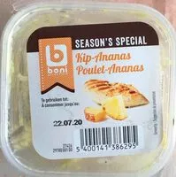 Mängden socker i Poulet-Ananas