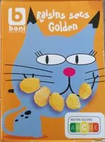 Mängden socker i Raisins secs Golden