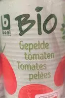 Mängden socker i Tomates pelée bio