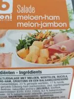 Mängden socker i salade melon jambon