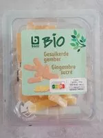 Mängden socker i Gingembre sucré bio