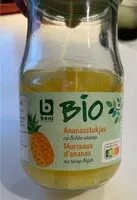 Mängden socker i Morceaux d’ananas au sirop leger