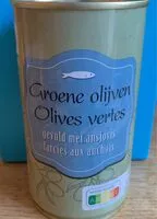 Mängden socker i Olives vertes farcies aux anchois