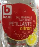 Mängden socker i Eau minérale pétillante citron