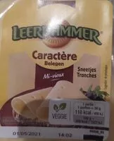 Mängden socker i Leerdammer caractère