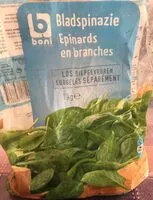 Mängden socker i Epinards en branches