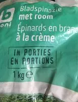 Mängden socker i Epinards en branche a la creme