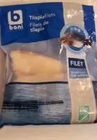 Mängden socker i Filets de tilapia boni
