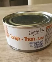 Mängden socker i Thon au naturel