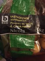 Mängden socker i Pomme de terre chair ferme