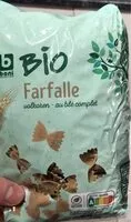 Mängden socker i Farfalle Bio