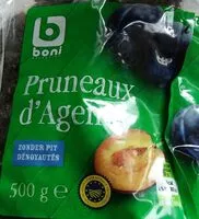 Mängden socker i Pruneaux d'Agen