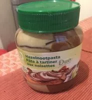 Mängden socker i Pâte a tartiner aux noisettes duo