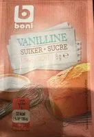 Mängden socker i Vanilline sucre