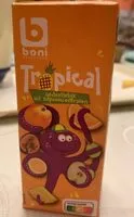 Mängden socker i Tropical sap