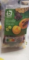 Mängden socker i Exotique fruit mixd