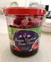 Mängden socker i Fruits noirs confiture