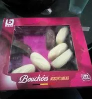 Mängden socker i Bouchées assortiment