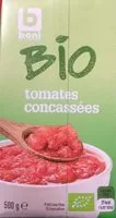 Mängden socker i Tomates concassées
