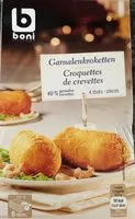 Mängden socker i Croquettes de crevettes