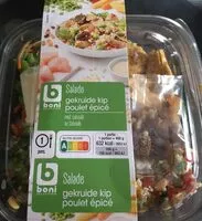 Mängden socker i Salade poulet epicé