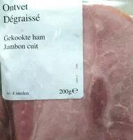 Mängden socker i Jambon cuit dégraissé