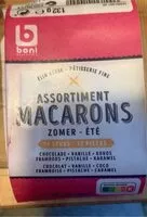 Mängden socker i Assortiment macarons été