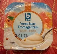 Mängden socker i Fromage frais - pêche