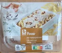 Mängden socker i Penne à la sauce aux champignons