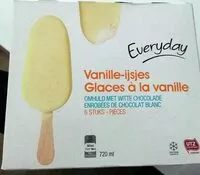 Mängden socker i Glaces à la vanille