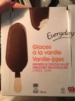 Mängden socker i Glaces à la vanille
