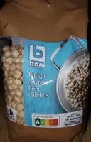 Mängden socker i Pois chiches