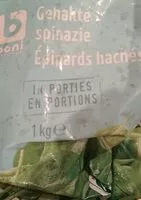 Mängden socker i Épinards hachés