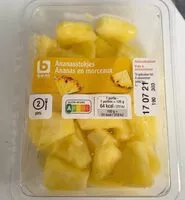 Mängden socker i Ananas en morceaux