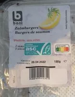 Mängden socker i Burgers de saumon