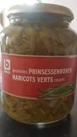 Mängden socker i Haricots verts coupés