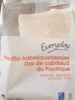 Mängden socker i Dos de cabillaud du Pacifique