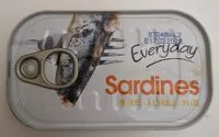 Mängden socker i Sardines a l'huile
