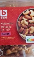 Mängden socker i Mélange de noix bacon